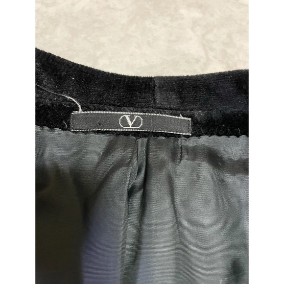 Valentino Black Velvet Blazer - Picture 3 of 9
